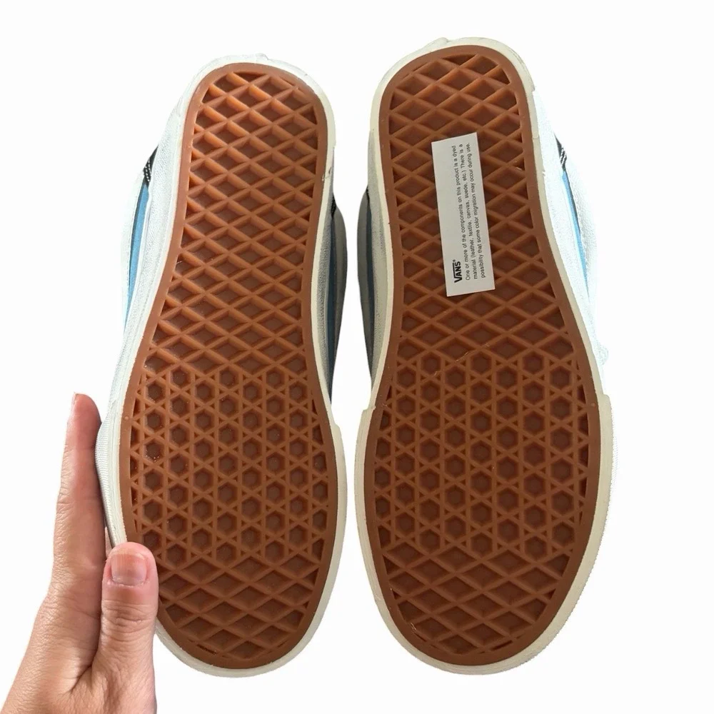 Vans Knu Skool Wave Washed Bluestone Womens Size 6 Casual Sneakers VN000CRPJCN